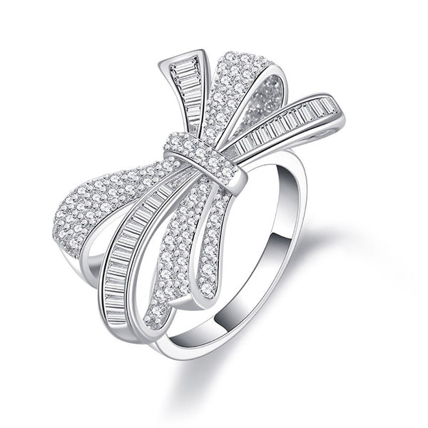 Bowknot Sterling Silver Ring