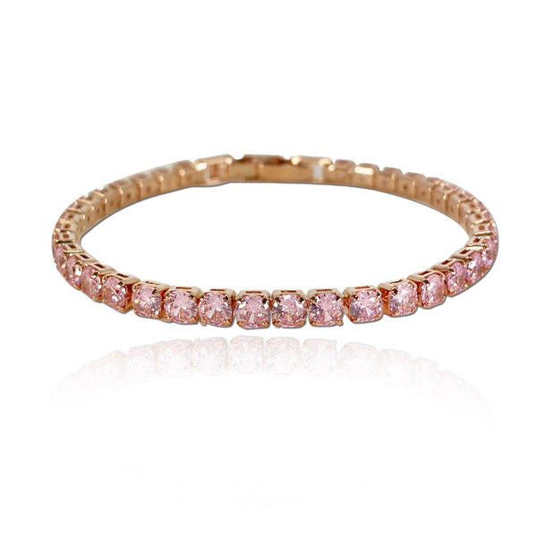 Pink Round Shaped Cutting Bracelet - Monarjew